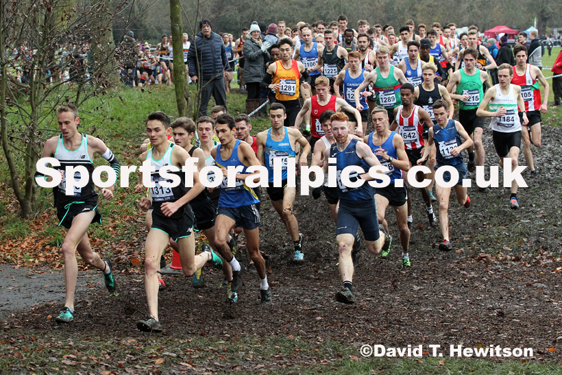Senior and under-23 men, 2019 European Cross Country Trials and British Cross Challenge, Sefton Park, Liverpool.  Photo: David T. Hewitson/Sports for All Pics